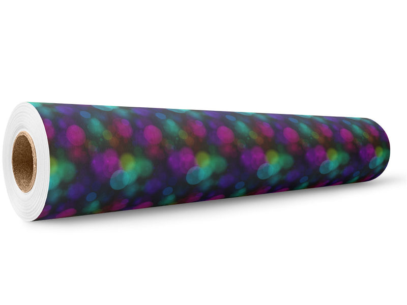 Carnival Nights Bokeh Wrap Film Wholesale Roll~Rwraps Series 914 Digitally Printed Vinyl Roll~5