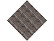 Carob Brown Brick Vinyl Wrap Pattern
