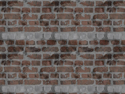 Carob Brown Brick Vinyl Wrap Pattern~Rwraps Series 914 Digitally Printed Vinyl Wrap~0