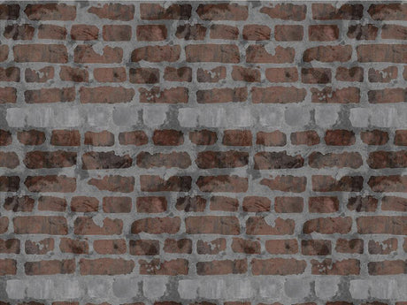 Carob Brown Brick Vinyl Wrap Pattern~Rwraps Series 914 Digitally Printed Vinyl Wrap~0