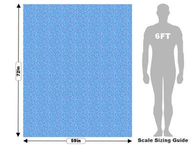 Carolina Blues Pixel Vehicle Wrap Scale~Rwraps Series 914 Carolina Blues Pixel Measurements~1