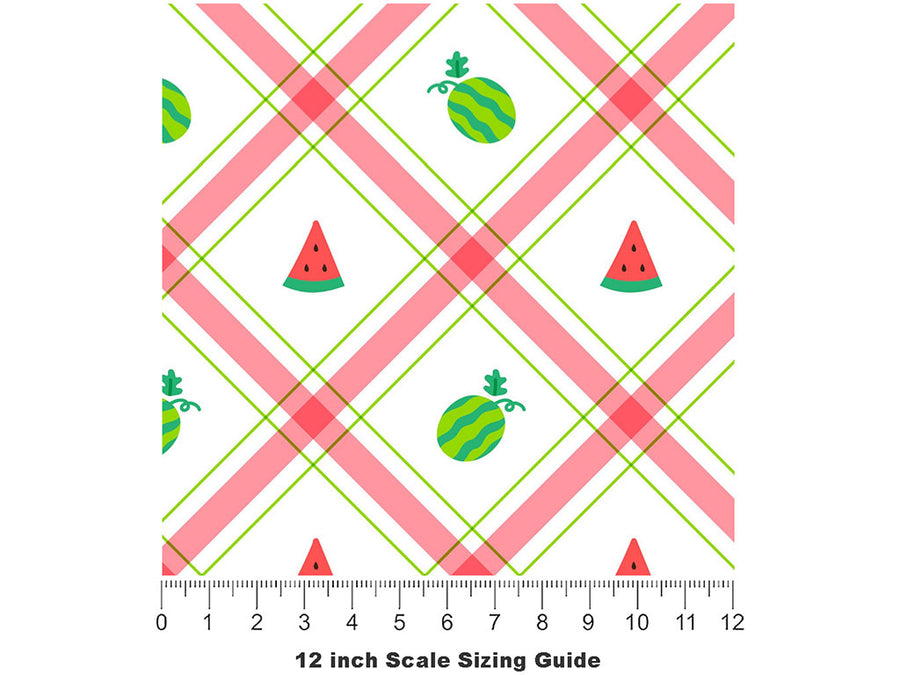 Carolina Cross Fruit Vinyl Film Pattern Size 12 inch Scale~Rwraps Carolina Cross Fruit Sizing Chart~2