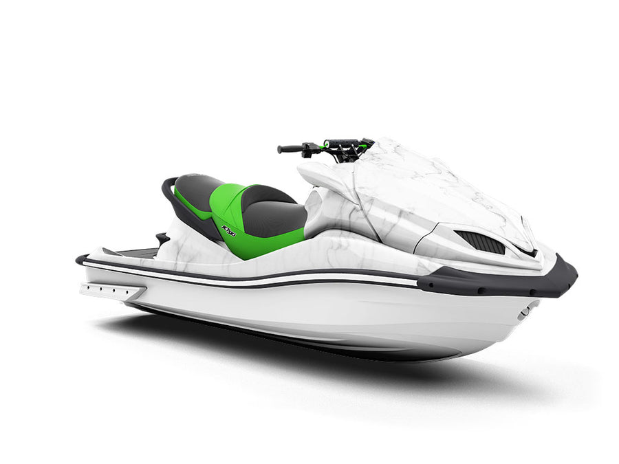Carrara White Marble Jet Ski Vinyl Customized Wrap