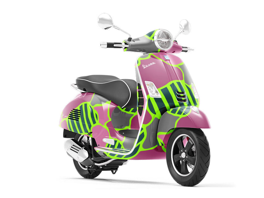 Carried Away Abstract Vespa Scooter Wrap Film