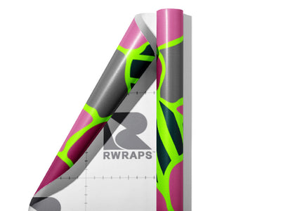 Carried Away Abstract Wrap Film Sheets~Rwraps Series 914 Carried Away Abstract Scrolled Sheet~3
