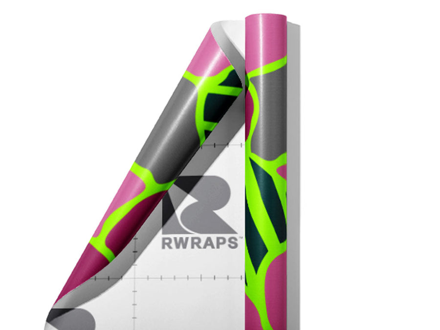 Carried Away Abstract Wrap Film Sheets~Rwraps Series 914 Carried Away Abstract Scrolled Sheet~3
