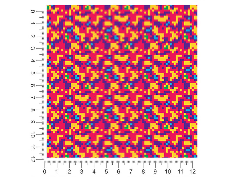 carried watermelon pixel 1ft x 1ft Craft Sheets