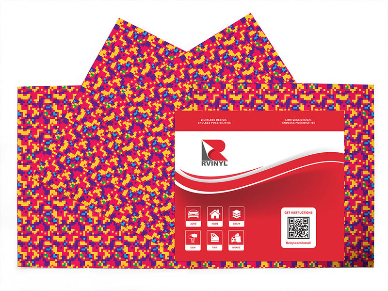 carried watermelon pixel Craft Vinyl Sheet Pack
