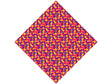 Carried Watermelon Pixel Vinyl Wrap Pattern