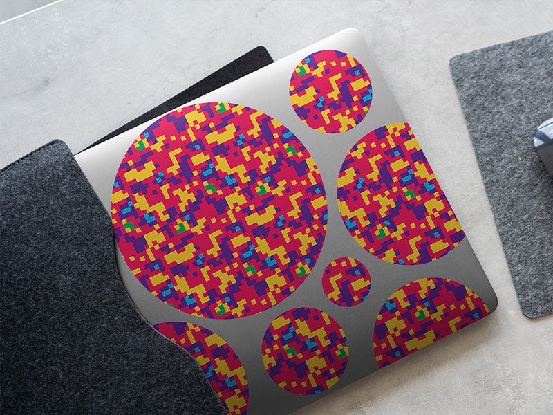 carried watermelon pixel DIY Laptop Stickers