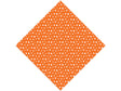Carrot Orange Polka Dot Vinyl Wrap Pattern