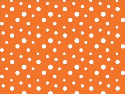 Carrot Orange Polka Dot Vinyl Wrap Pattern~Rwraps Series 914 Digitally Printed Vinyl Wrap~0