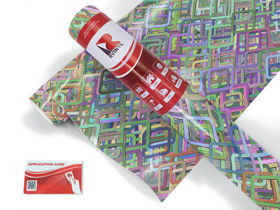 carte blanche abstract geometric Craft Vinyl Roll