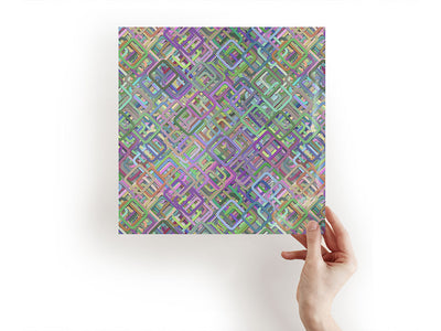 carte blanche abstract geometric Craft Sheets