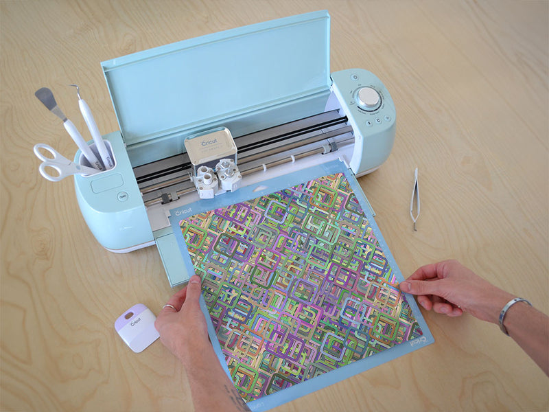 carte blanche abstract geometric Cricut Compatible Vinyl