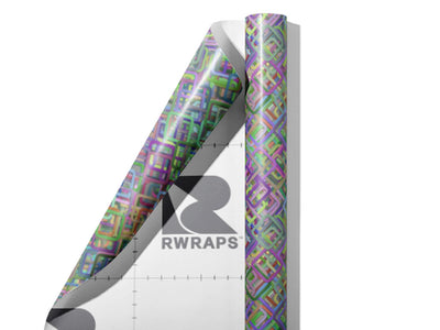 Carte Blanche Abstract Wrap Film Sheets~Rwraps Series 914 Carte Blanche Abstract Scrolled Sheet~3