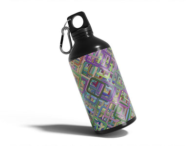 carte blanche abstract geometric Water Bottle DIY Stickers