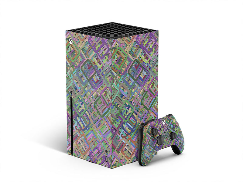 carte blanche abstract geometric XBOX DIY Decal