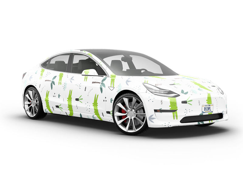 Cartoon Alligators Marine Life Vehicle Vinyl Wrap