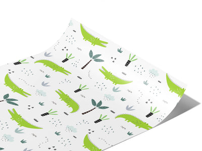 Cartoon Alligators Marine Life Vinyl Wraps~Rwraps Series 914 Digitally Printed Vinyl Wrap~0