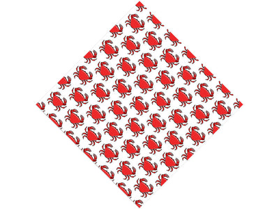 Cartoon Crabs Marine Life Vinyl Wrap Pattern