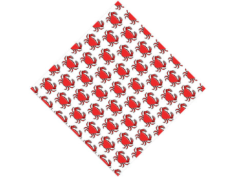 Cartoon Crabs Marine Life Vinyl Wrap Pattern