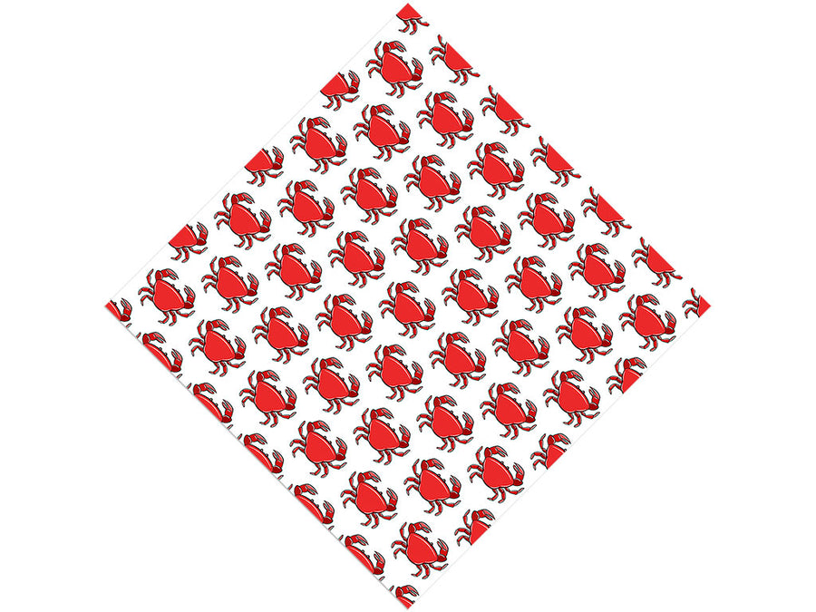 Cartoon Crabs Marine Life Vinyl Wrap Pattern