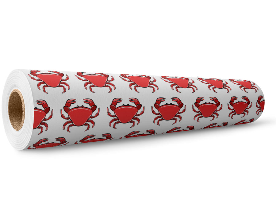 Cartoon Crabs Marine Life Wrap Film Wholesale Roll~Rwraps Series 914 Digitally Printed Vinyl Roll~5