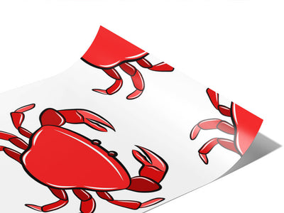 Cartoon Crabs Marine Life Vinyl Wraps~Rwraps Series 914 Digitally Printed Vinyl Wrap~0