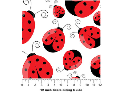 Cartoon Cuties Bug Vinyl Film Pattern Size 12 inch Scale~Rwraps Cartoon Cuties Bug Sizing Chart~2