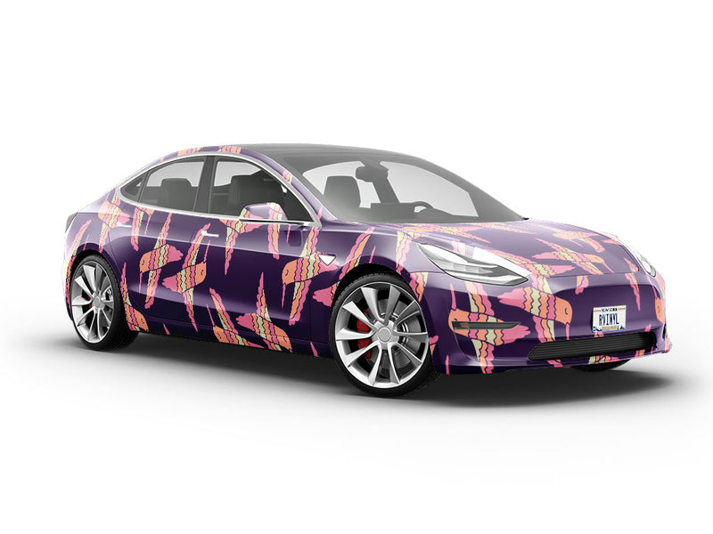 Cartoon Dancers Birds Vehicle Vinyl Wrap