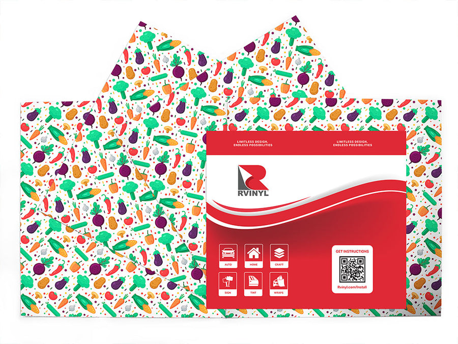 cartoon harvest gardening Craft Vinyl Sheet Pack