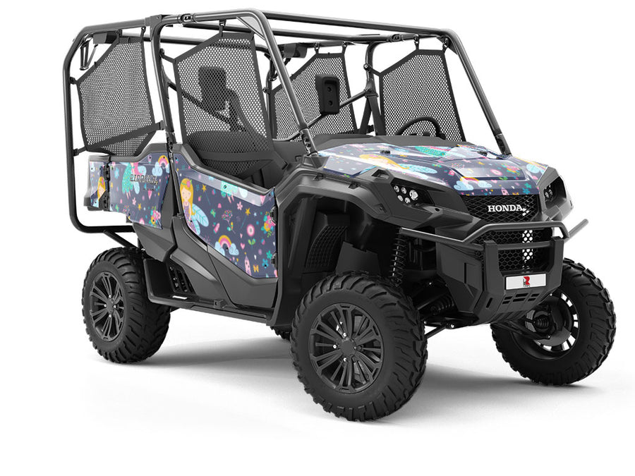 Cartoon Magic Fantasy Utility Vehicle Vinyl Wrap