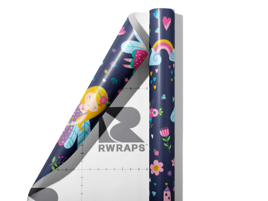 Cartoon Magic Fantasy Wrap Film Sheets~Rwraps Series 914 Cartoon Magic Fantasy Scrolled Sheet~3