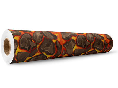 Cartoon Magma Lava Wrap Film Wholesale Roll~Rwraps Series 914 Digitally Printed Vinyl Roll~5