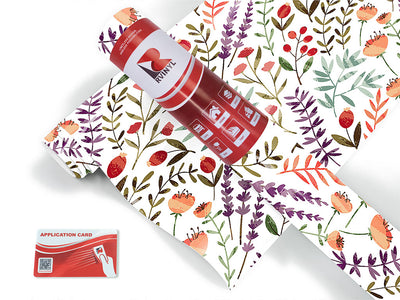 cartoon meadow floral Craft Vinyl Roll