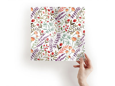cartoon meadow floral Craft Sheets