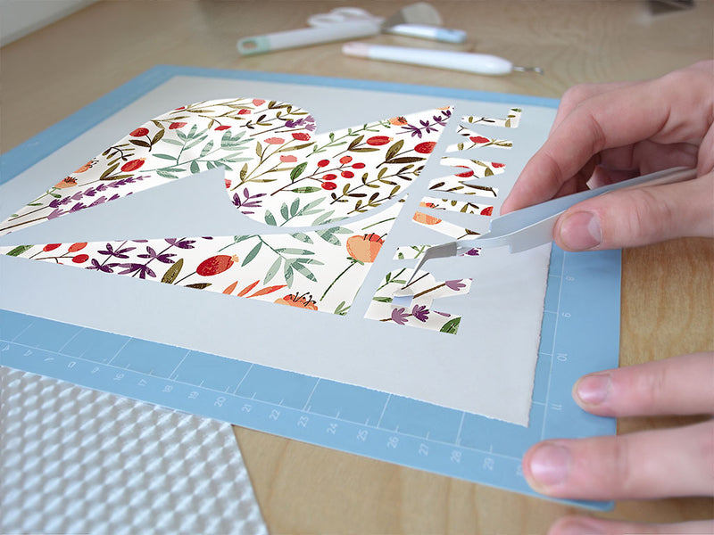 cartoon meadow floral Easy Weed Craft Vinyl