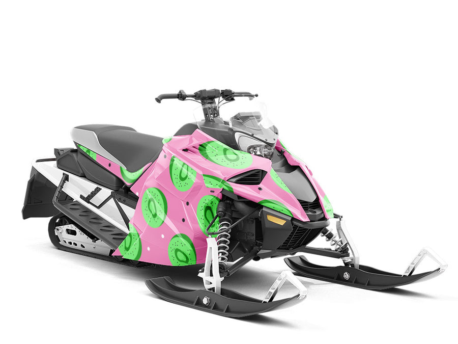 Cartoon Tang Fruit Custom Wrapped Snowmobile