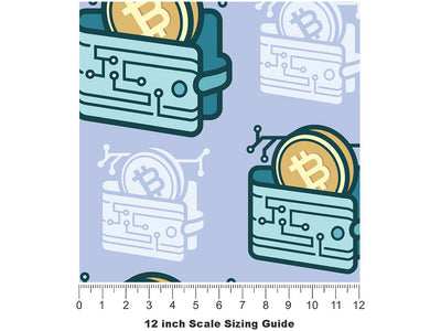Cash In Technology Vinyl Film Pattern Size 12 inch Scale~Rwraps Cash In Technology Sizing Chart~3