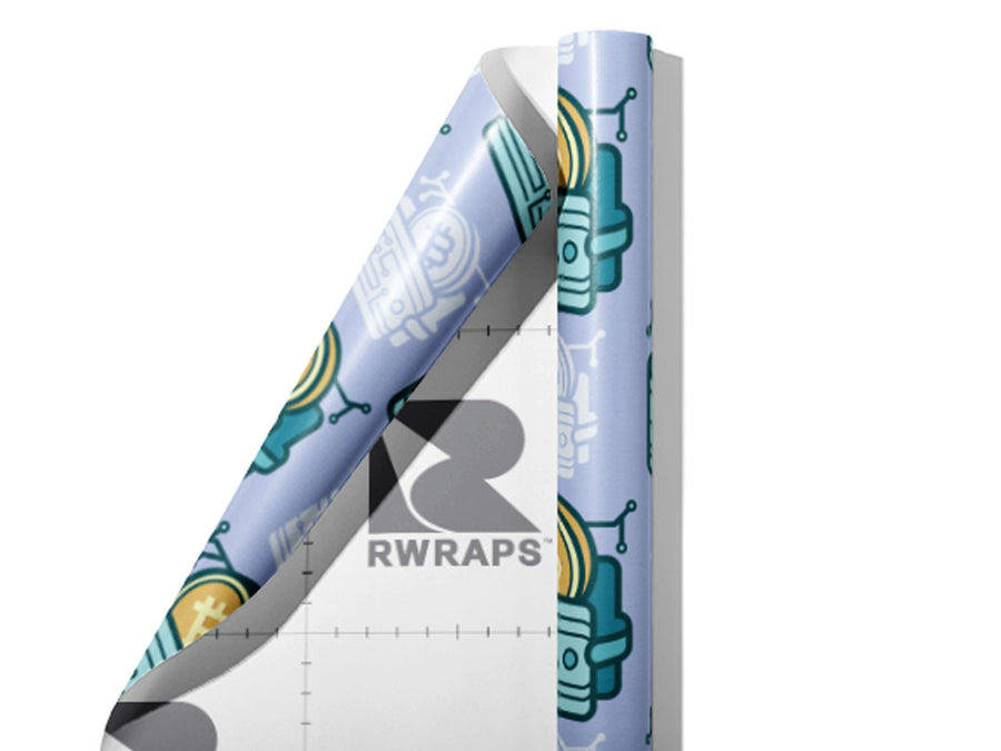 Cash In Technology Wrap Film Sheets~Rwraps Series 914 Cash In Technology Scrolled Sheet~4