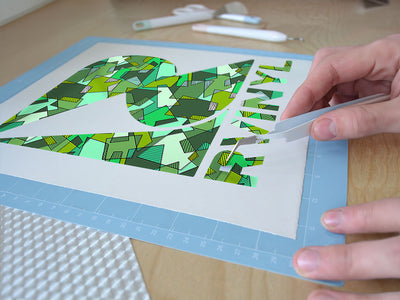 castleton cubes mosaic Easy Weed Craft Vinyl