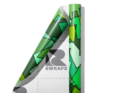 Castleton Cubes Mosaic Wrap Film Sheets~Rwraps Series 914 Castleton Cubes Mosaic Scrolled Sheet~3