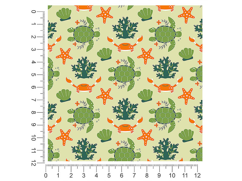 casual terrapins fresh water 1ft x 1ft Craft Sheets