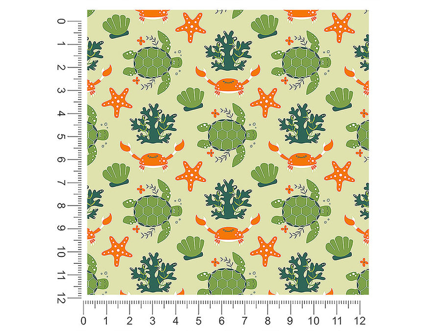 casual terrapins fresh water 1ft x 1ft Craft Sheets