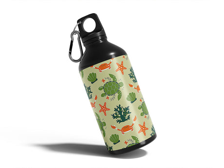 casual terrapins fresh water Water Bottle DIY Stickers