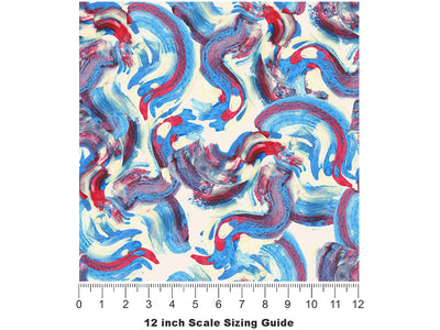Caterpillar Combat Abstract Vinyl Film Pattern Size 12 inch Scale~Rwraps Caterpillar Combat Abstract Sizing Chart~2