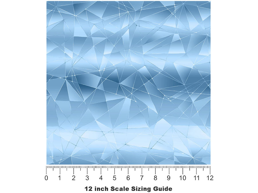 Cats Eye Gemstone Vinyl Film Pattern Size 12 inch Scale~Rwraps Cats Eye Gemstone Sizing Chart~2