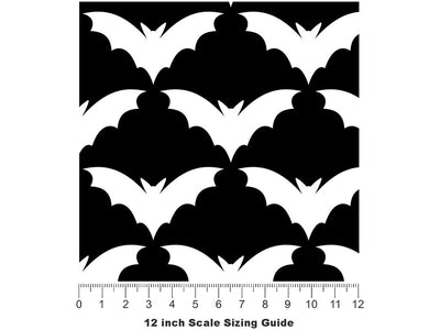 Cave Life Animal Vinyl Film Pattern Size 12 inch Scale~Rwraps Cave Life Animal Sizing Chart~2