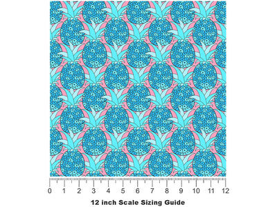 Cayena Lisa Fruit Vinyl Film Pattern Size 12 inch Scale~Rwraps Cayena Lisa Fruit Sizing Chart~2